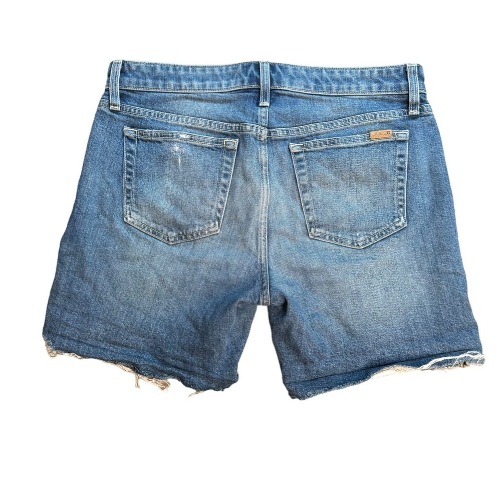 Joe’s Farren Bermuda high-rise denim shorts anthropologie 28 Raw Hem - Picture 3 of 8